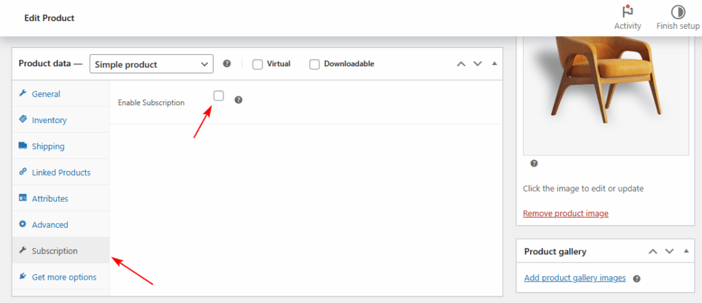 Set Subscription Billing Details